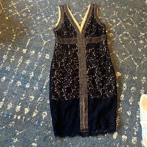 Bardot size 10 navy dress